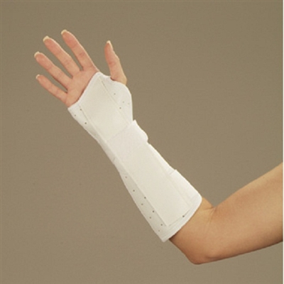 DeRoyal Leatherette Wrist Splint | Forearm Left Hand Splint