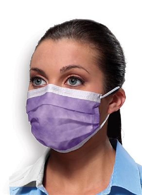 medline purple face mask