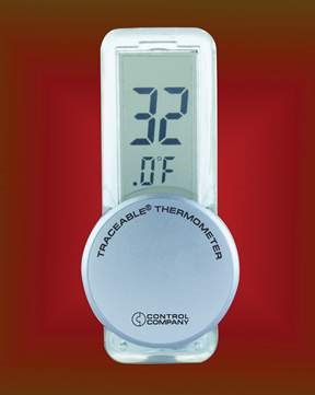 Apothecary 29795 Traceable High-Accuracy Refrigerator Thermometer with Alarm