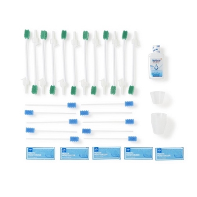 Medline Extended Care Suction Swab Kit with Biotene | Suction Swab