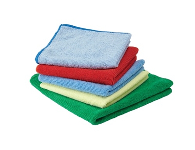 Medline MDT217848 MicroMax Microfiber Cleaning Cloth Green-Size-16