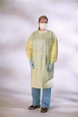 Marketlab Inc Fluid-Resistant Lightweight Gown Isolation | Non-Barrier ...